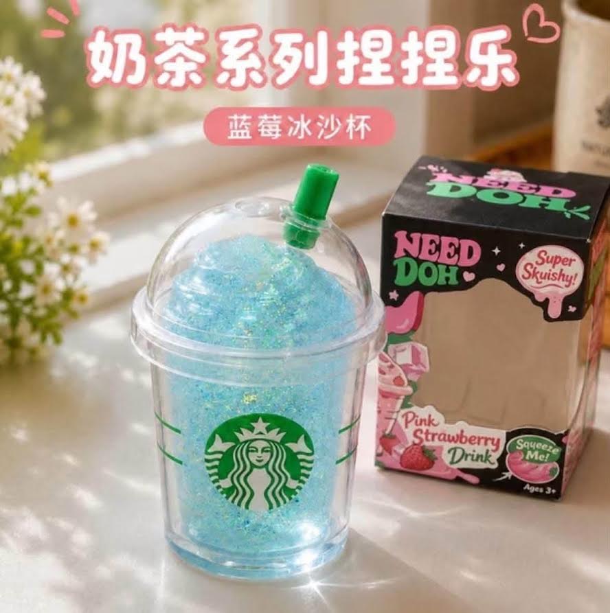 Pink Strawberry Drink Squish
