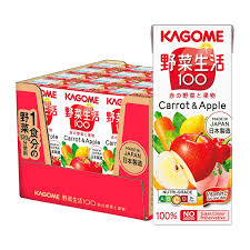 Kagome Carrot & Apple Juice 200ml/12pack