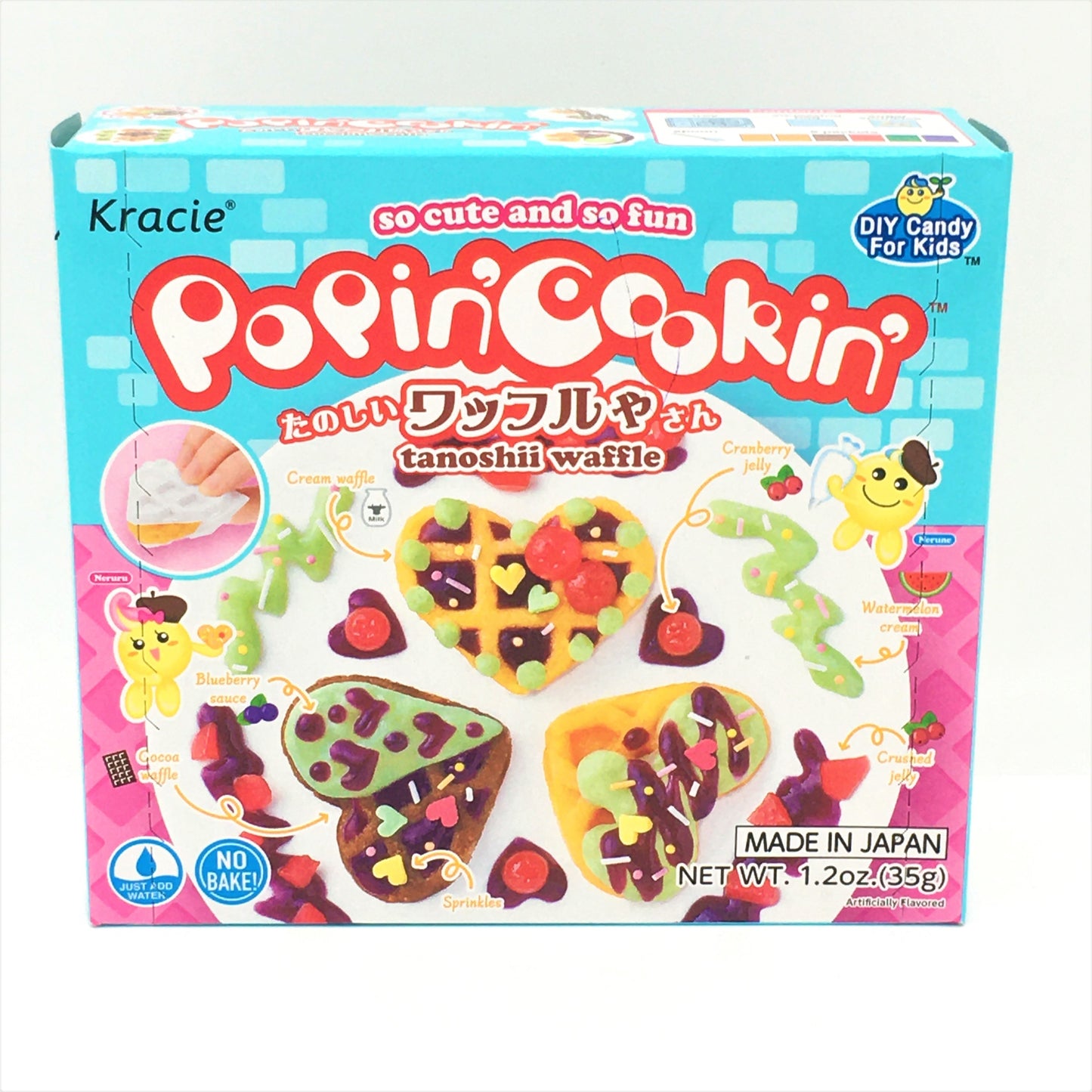 Kracie Popin' Cookin' Diy Japanese Candy Kit , Tanoshii Waffle , 35g