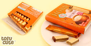 (2Pack) Meiji Horn Chocolate Whipped Biscuit Roasted Green Tea Latte Flavor 8pcs
