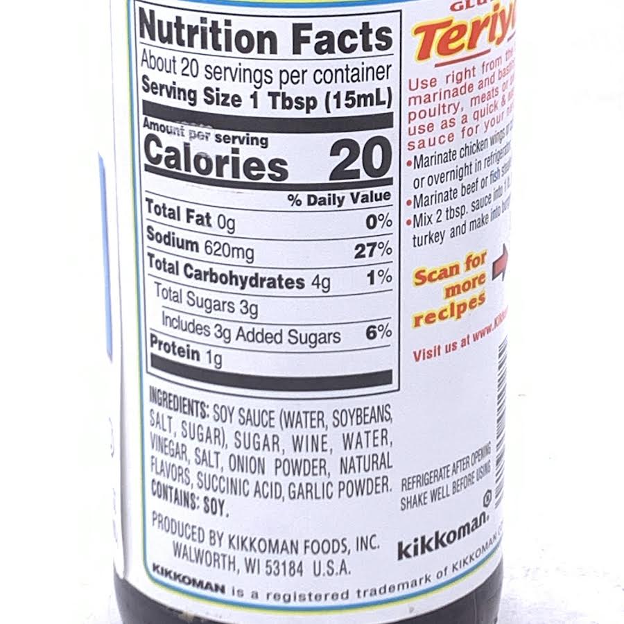 Kikkoman Gluten-Free The Original Teriyaki Marinade & Sauce 10oz/296 ml