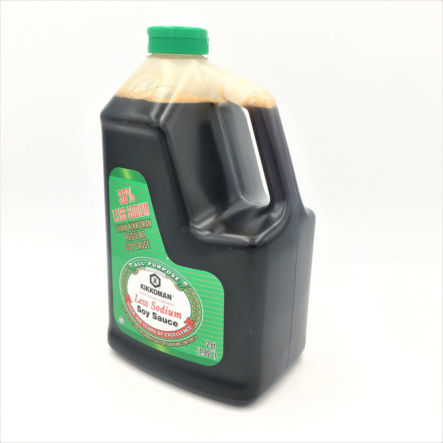 Kikkoman Traditionally Brewed Soy Sauce-38% Less Sodium 1.89L