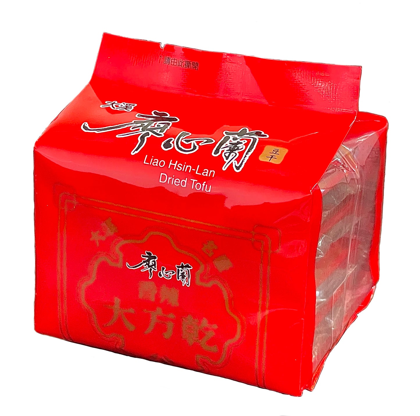 Liao Hsin-Lan Sliced Dried Tofu - Original Spicy Flavor 175g 大溪名產廖心蘭香辣大方乾