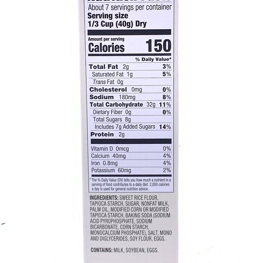 J-Basket Gluten Free Mochi Pancake&Waffle Mix 10oz/283g