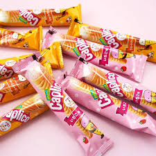 Glico Wafer Cone Caplico Mini Big Bag -Strawberry & Shortcake 89g