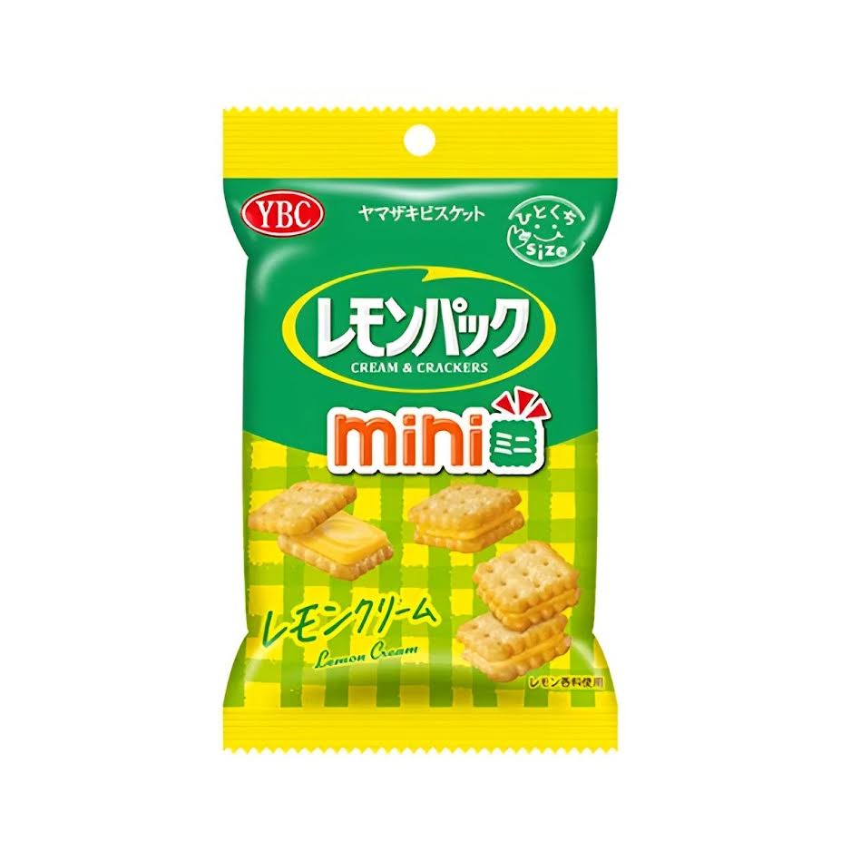 (2CT)YBC Lemon Pack Mini Cream & Crackers 40gx2bags檸檬夾心餅