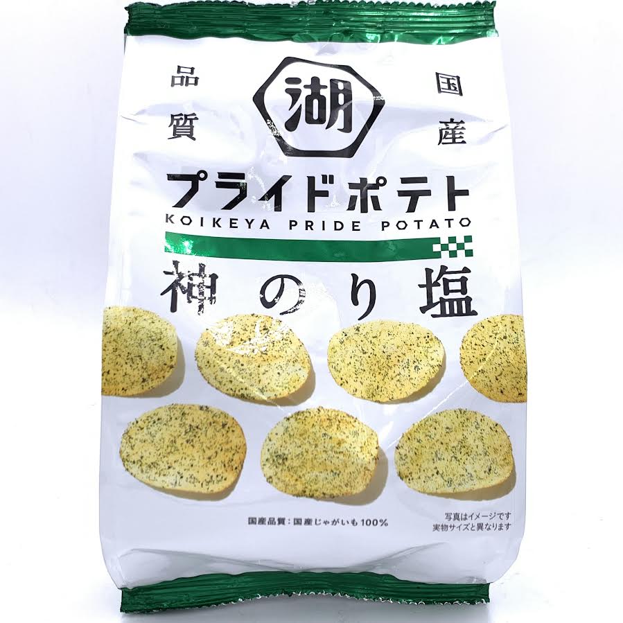 Koikeya Pride Potato - Nori Salt Of God Flavor 55g海苔神盐口味薯片