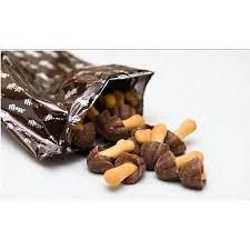 Meiji Chocorooms Chocolatey Cap With A Crispy Cracker 38g