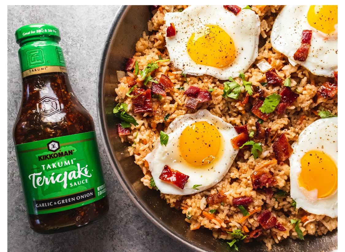 Kikkoman Takumi Teriyaki Sauce Garlic & Green Onion 581g