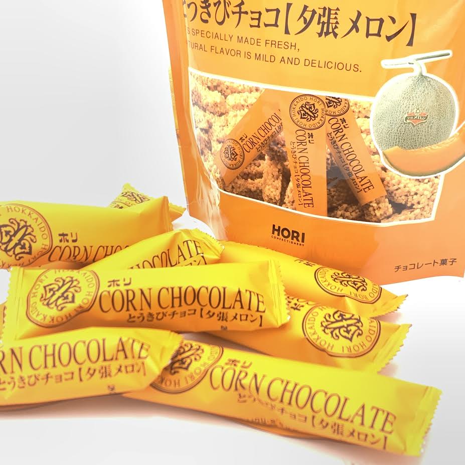 Hokkaido Limited Edition Hori Corn Chocolate Yubari Melon 10pcs