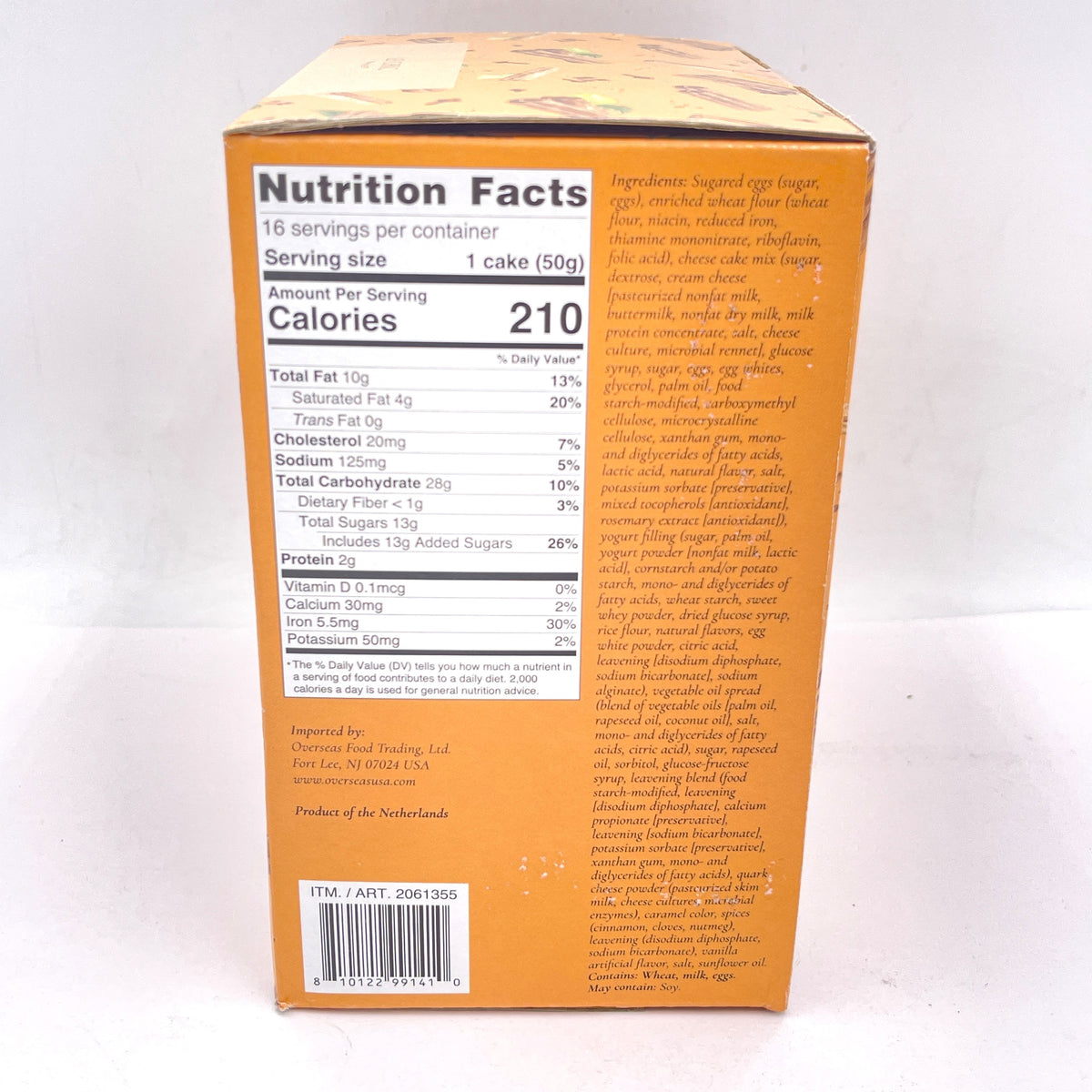 Le Chic Dutch Style Cinnamon Cheesecake 16Pack 28.2oz/800g