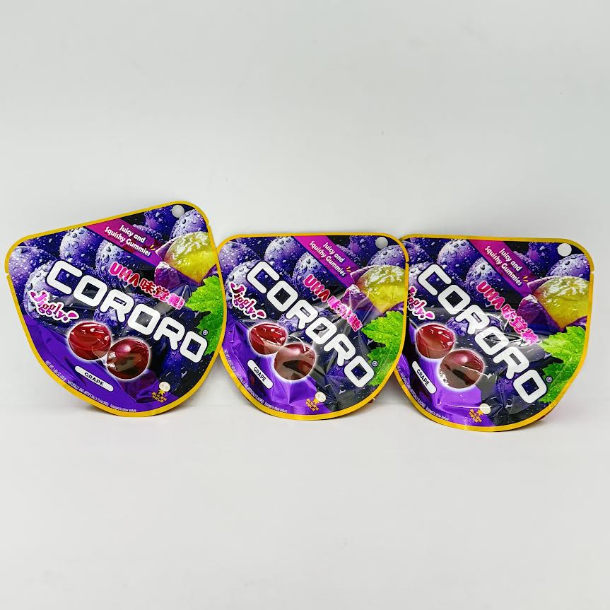 (3CT)Uha Mikakuto Cororo - Grape Fruit Juice Gummy 48g
