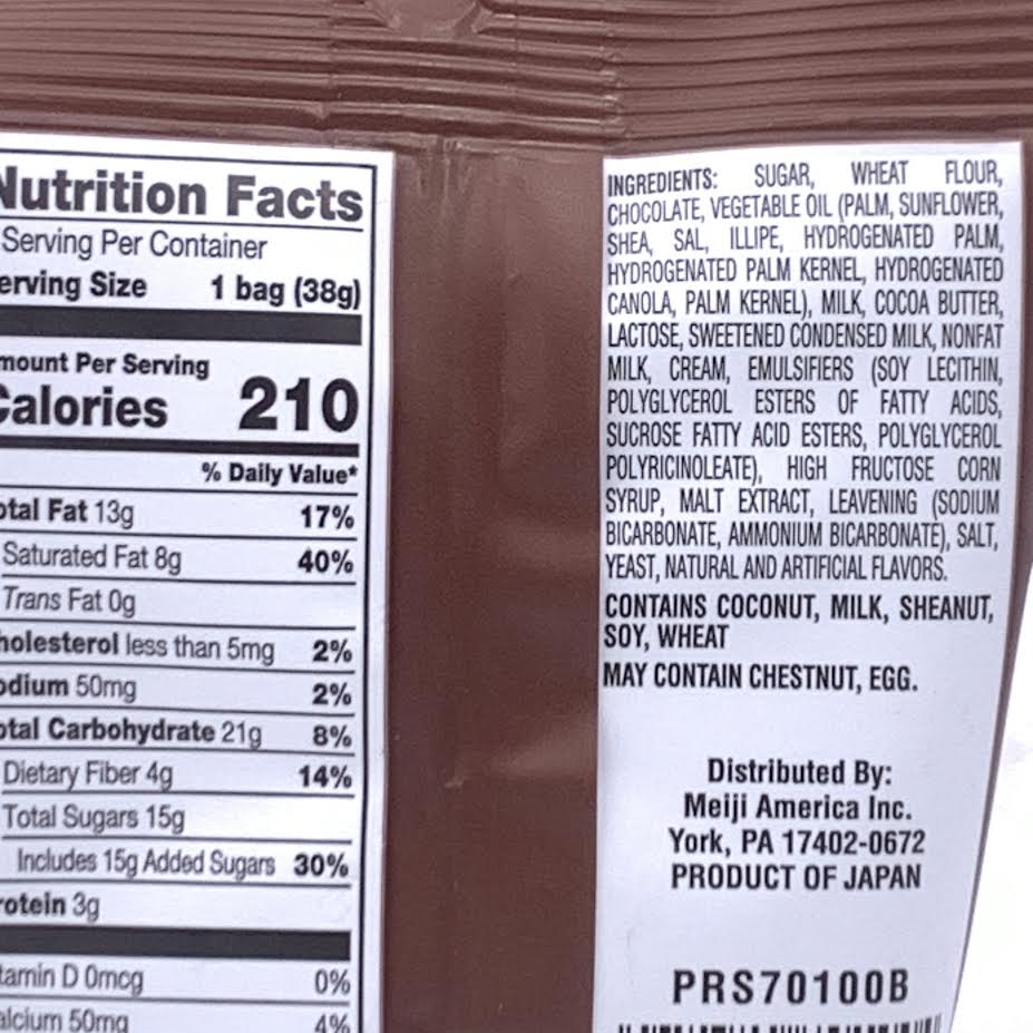 Meiji Chocorooms Chocolatey Cap With A Crispy Cracker 38g