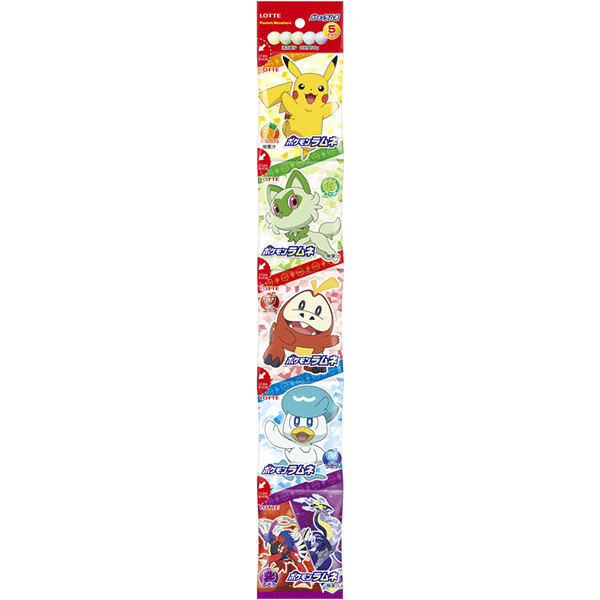 (2Ct)Lotte x Pokémon Ramune Candy 5 packs x 12g