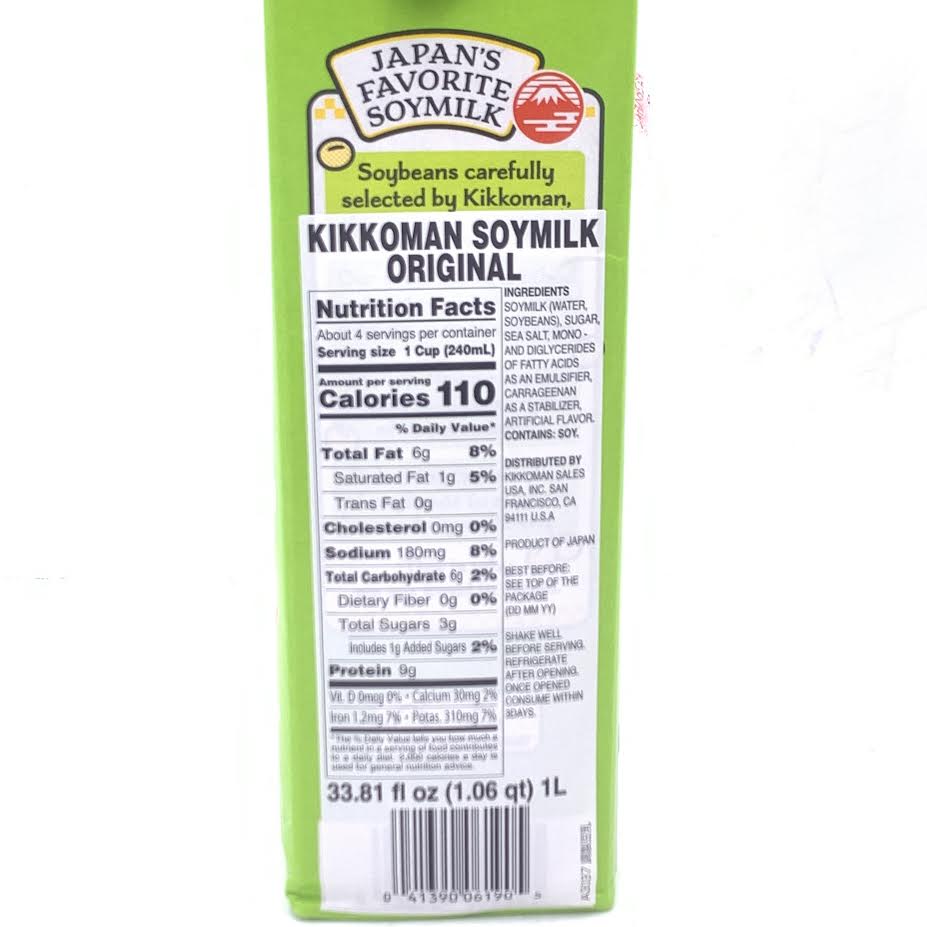 Kikkoman Soymilk - Original Milky Taste 33.81oz