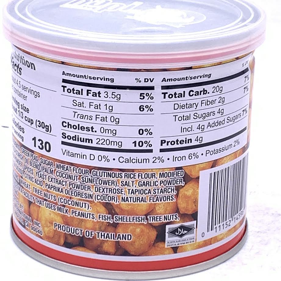 Hapi Chili Garlic Green Peas-Spicy Sriracha Flavored 140g
