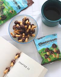 Meiji Chocorooms Chocolatey Cap With A Crispy Cracker 38g
