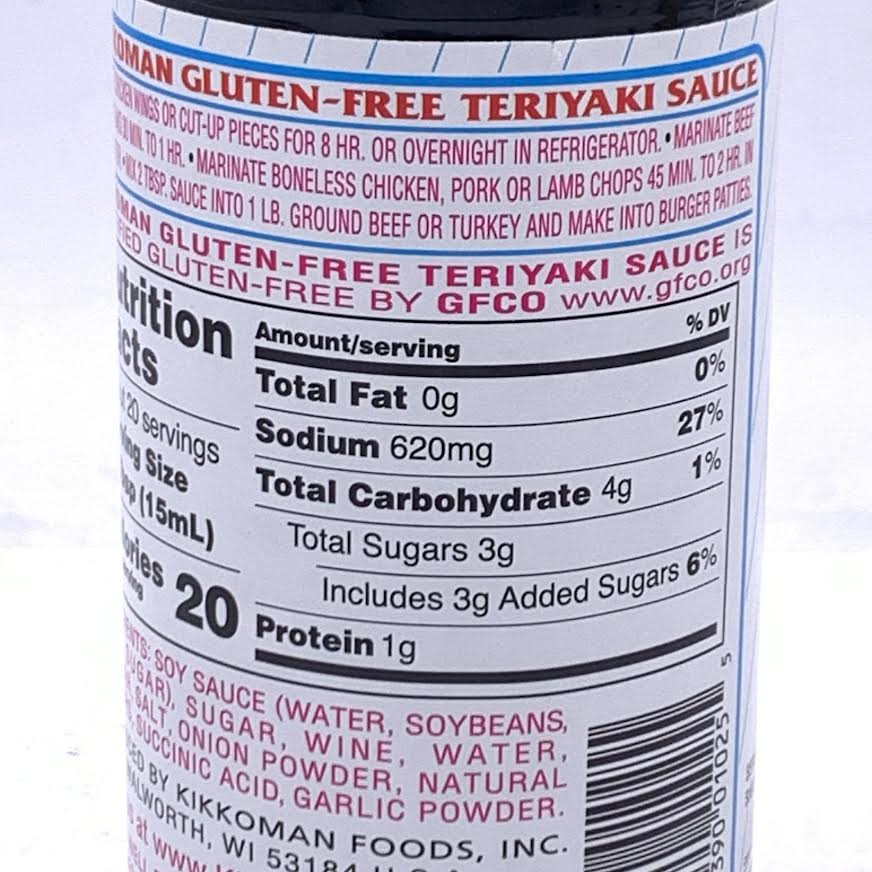 Kikkoman Gluten-Free The Original Teriyaki Marinade & Sauce 10oz/296 ml