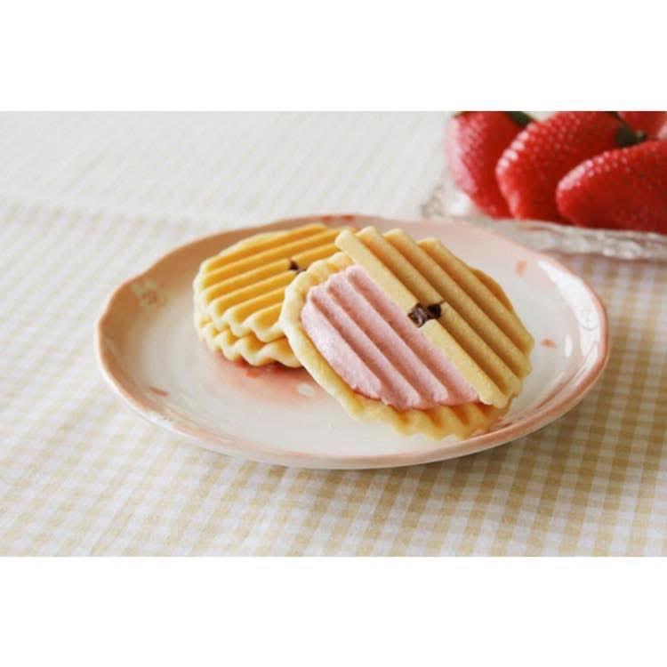 Wakou Kyo Madoka Ichigo Cookie Butter Waffle Strawberry Flavor 140g/5pcs草莓華夫餅