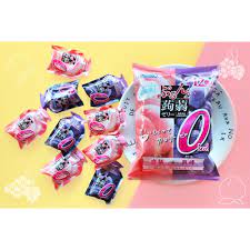 Orihiro Konnyaku Duo Fruit Juices Jelly-Peach & Grape 12Pc/1 Bag