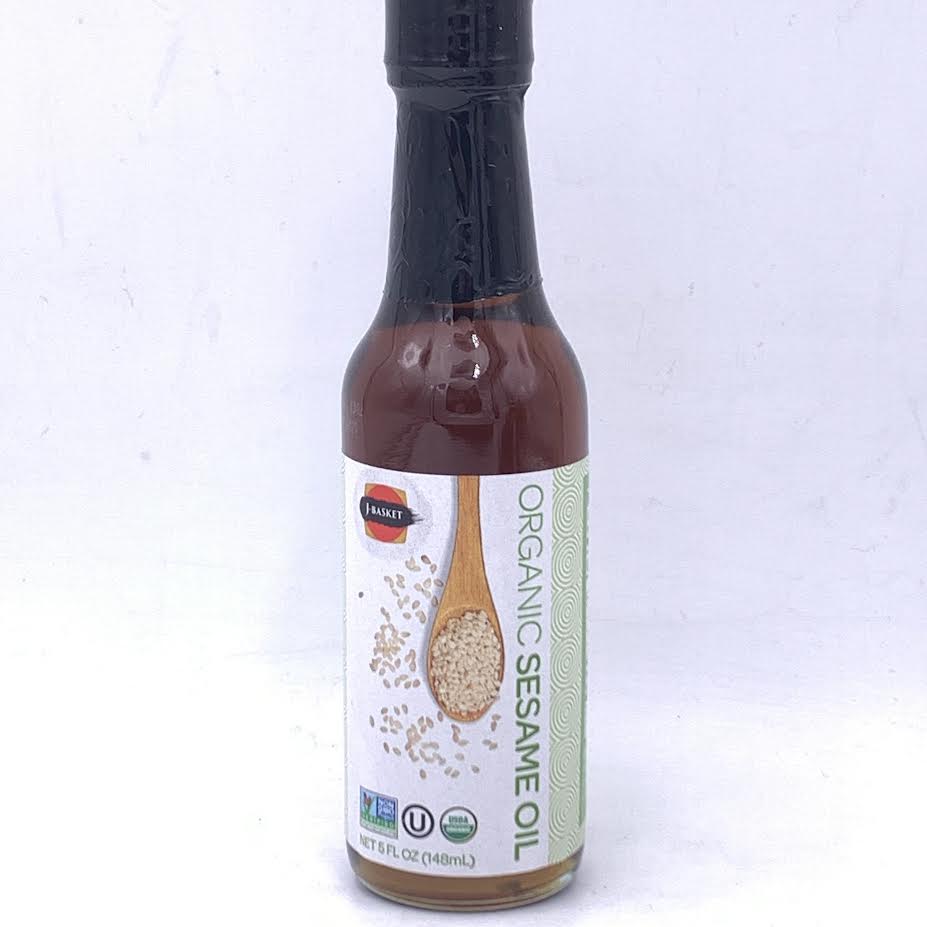 J-Basket Organic Sesame Oil 5oz/(148ml)有機芝麻油