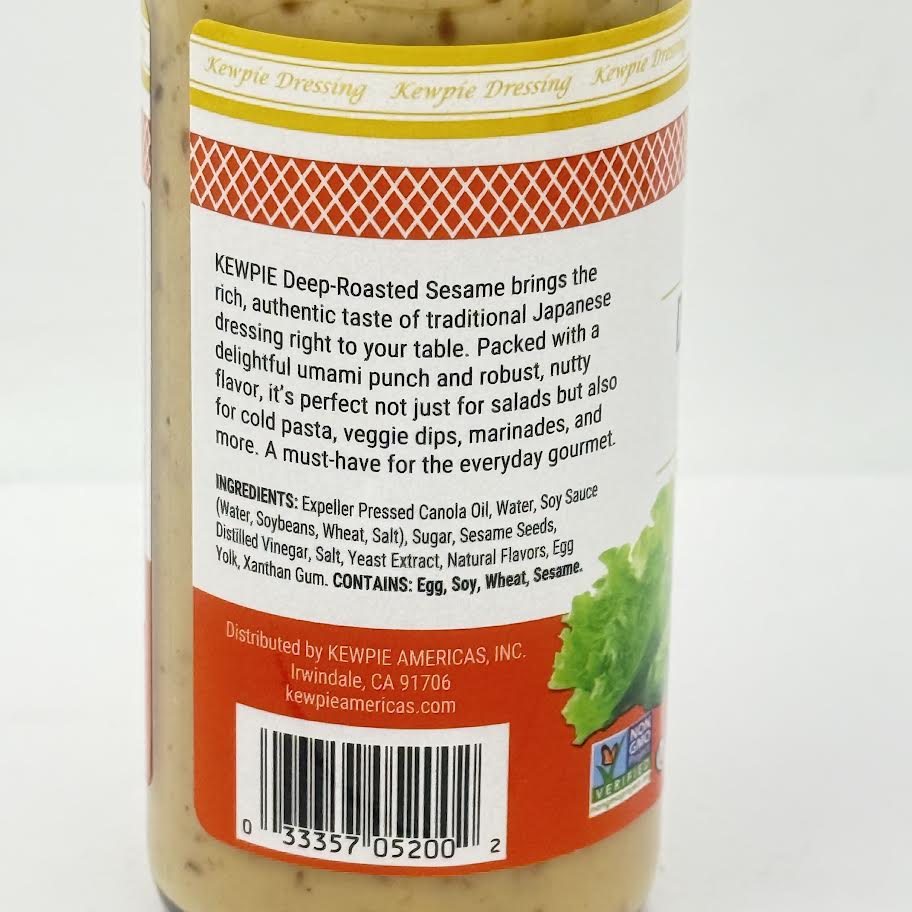 Kewpie Deep-Roasted Sesame Dressing & Marinade 8oz/(236ml)
