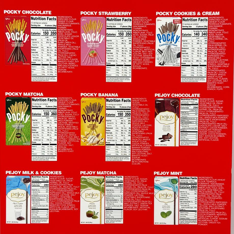 Glico Pocky Holiday Bundle 9 Individual Boxes 574g巧克力棒组盒