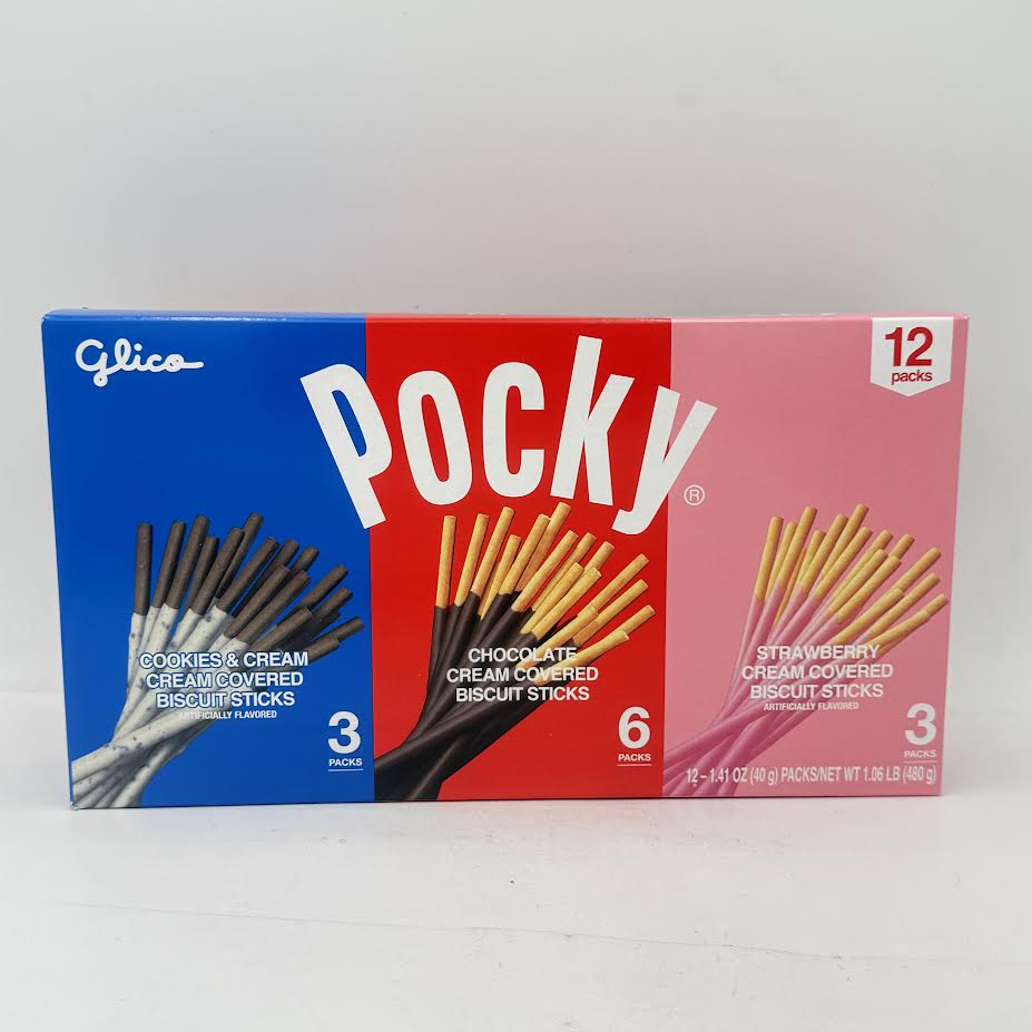 Glico Pocky 3Kinds 480g/(12pack)