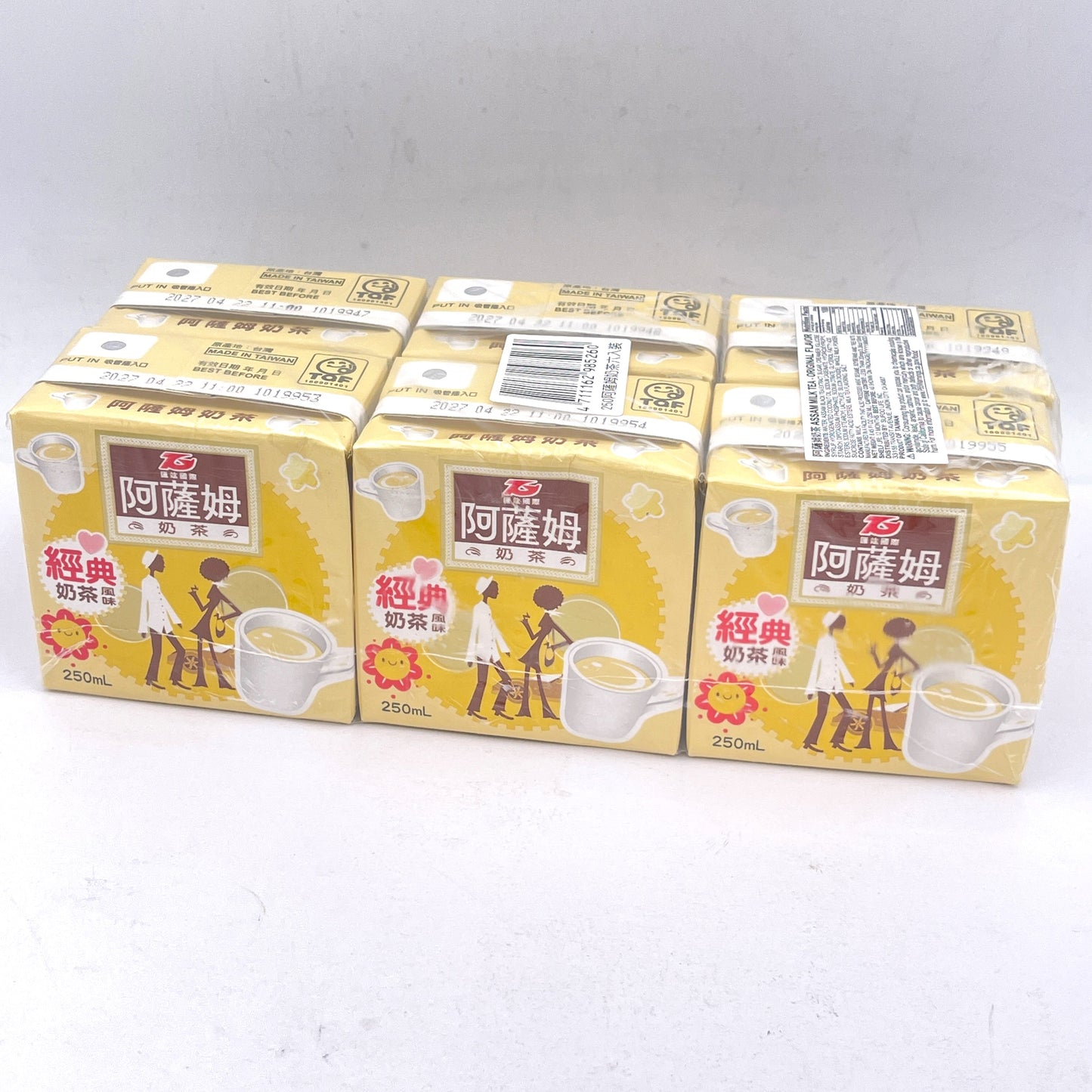 Assam Milk Tea Original Flavor 250mlx6packs阿薩姆奶茶原味