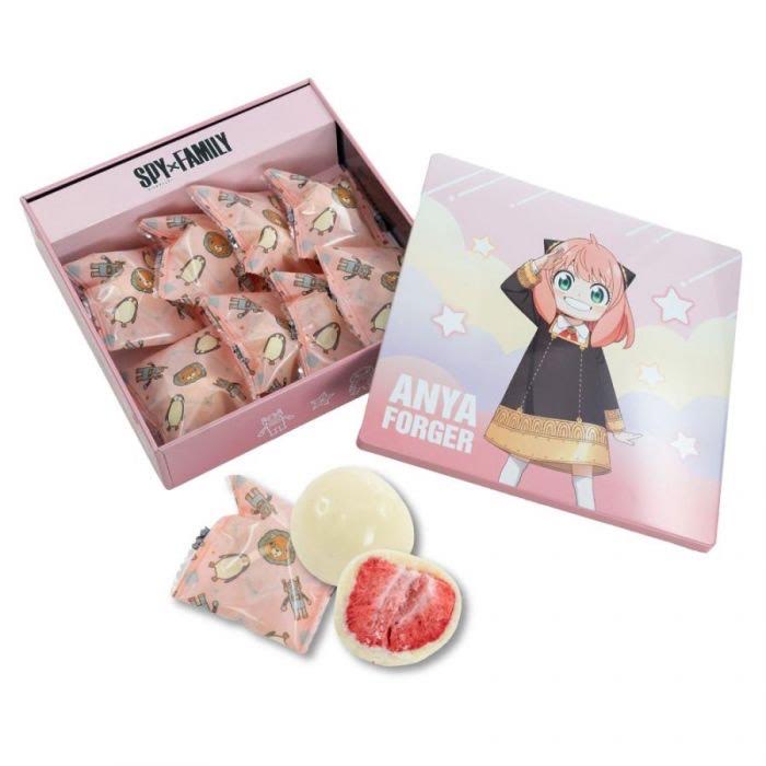 Nagatoya SPY x Family Strawberry Filled Chocolate Truffles 8pcs凍乾草莓夾心松露巧克力