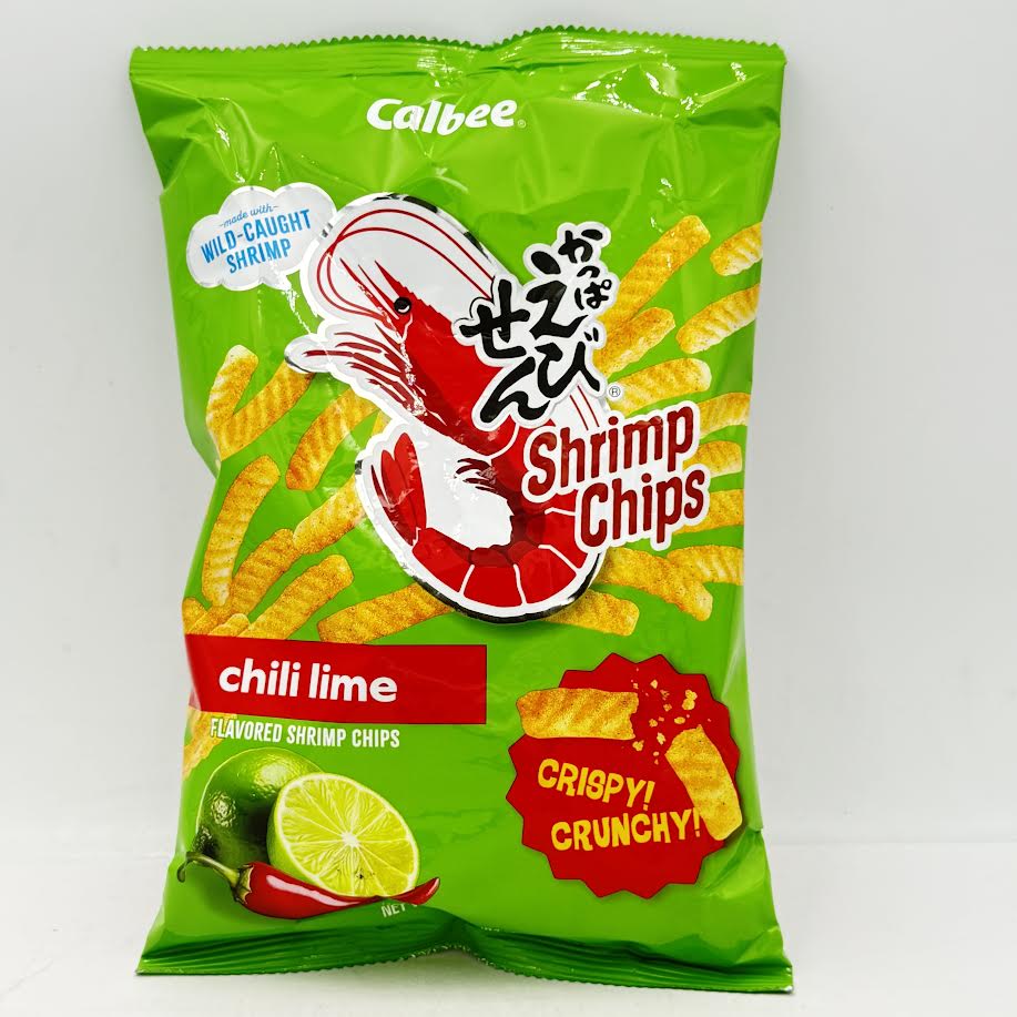 Calbee Shrimp Chips Baked - Chili Lime Flavored 3.3oz/(94g)