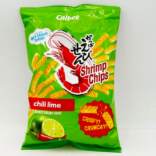 Calbee Shrimp Chips Baked - Chili Lime Flavored 3.3oz/(94g)