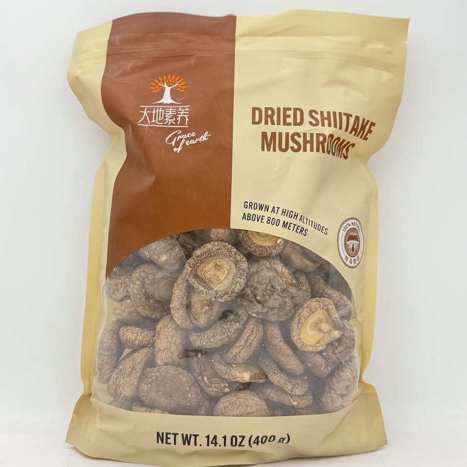 Grace Of Earth Dried Shiitake Mushrooms 14.10oz/(400g)