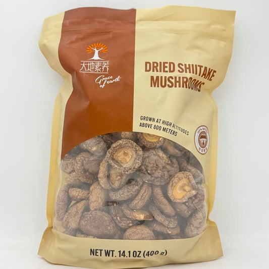 Grace Of Earth Dried Shiitake Mushrooms 14.10oz/(400g)