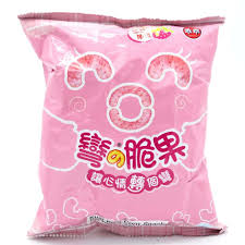 Kuai Kuai Corn Snack - Strawberry Flavor 40g乖乖草莓煉乳口味