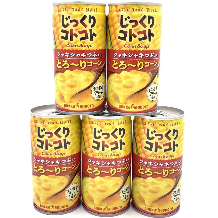 Pokka Sapporo Thick Corn Soup 190g x5bottle濃厚玉米濃湯罐頭