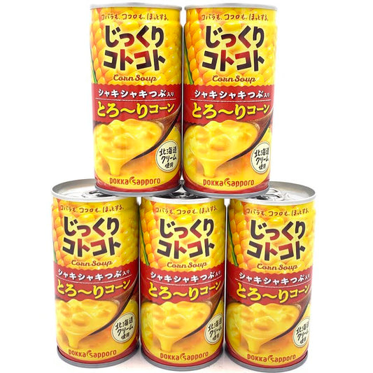 Pokka Sapporo Thick Corn Soup 190g x5bottle濃厚玉米濃湯罐頭