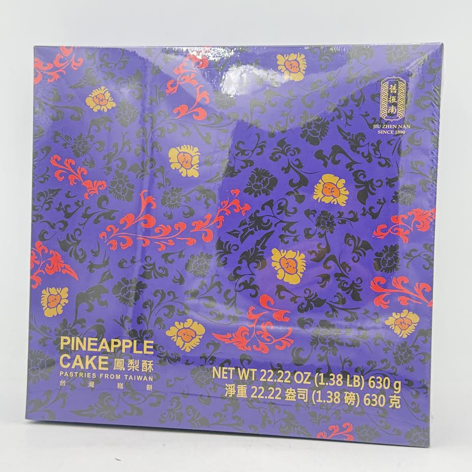 Jiu Zhen Nan Pineapple Cake Pastries From Taiwan 630g/(18pcs)舊振南鳳梨酥