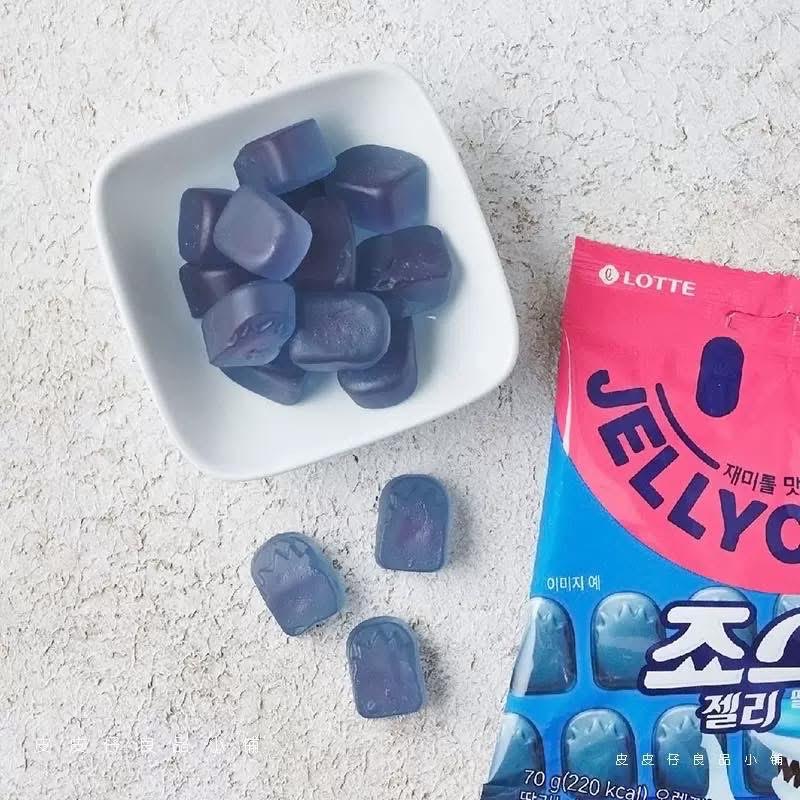 Lotte Korea Jellycious Gummy Fruit Jelly - Jaws Bar Gummy 70gx2bags