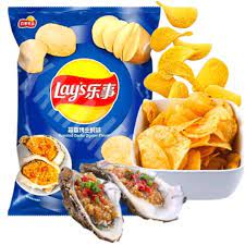 Lay's Roasted Garlic Oyster Flavor Chips 70g樂事蒜蓉烤生蠔味洋芋片