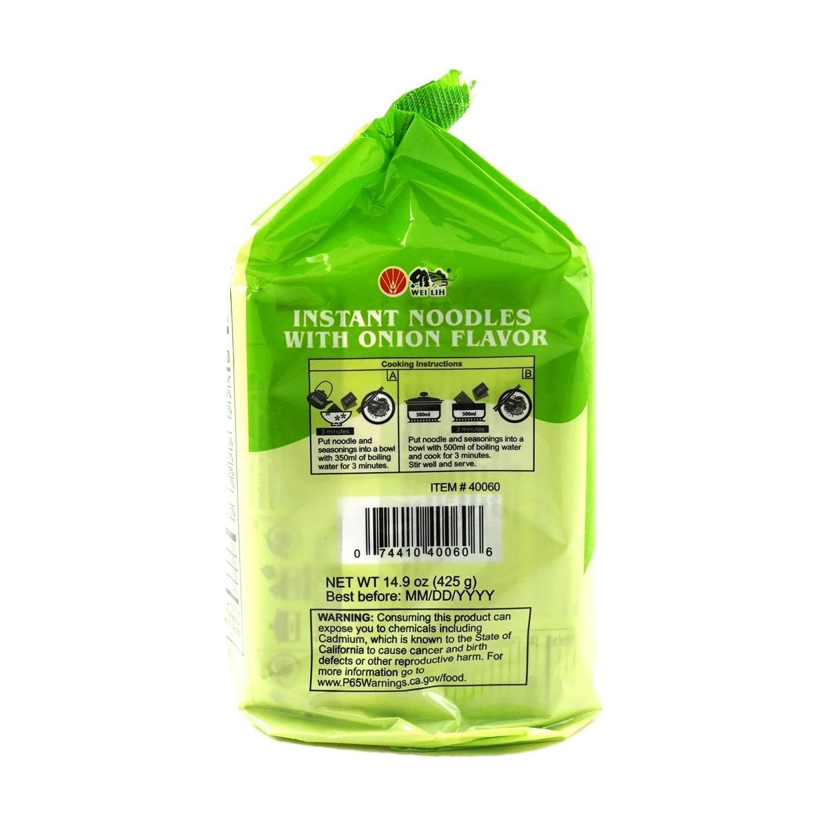 Wei Lih Instant Noodles With Onion Flavor 425g/(5packs)