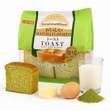 Cc Star Sunshine Wheat Matcha Flavored Toast Softand Fluffy Thick Cut 270g