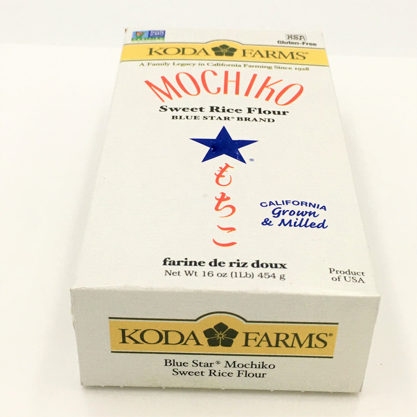 Koda Farms Mochiko Sweet Rice Flour Blue Star Brand 16oz/ 454g