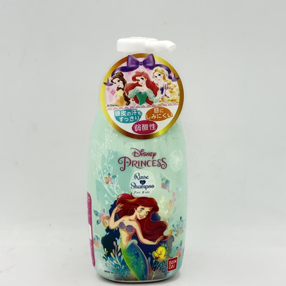 Bandai Disney Princess Rinse In Shampoo Fresh Floral Scent 300ml萬代迪士尼公主兒童二合一洗髪護髪露
