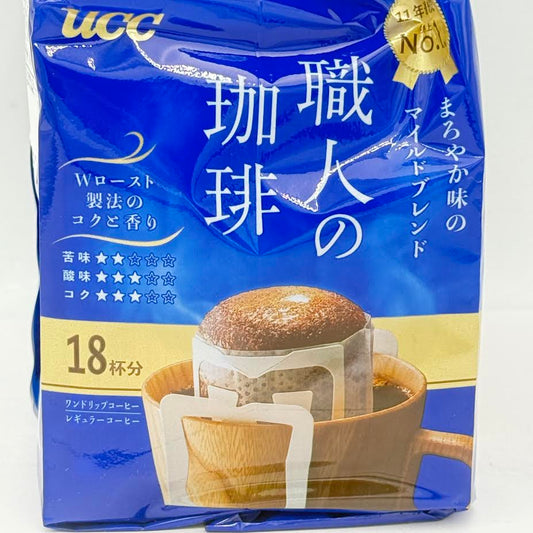 Ucc Shokunin Coffee Drip Mild Blend 126g/(18pcs)
