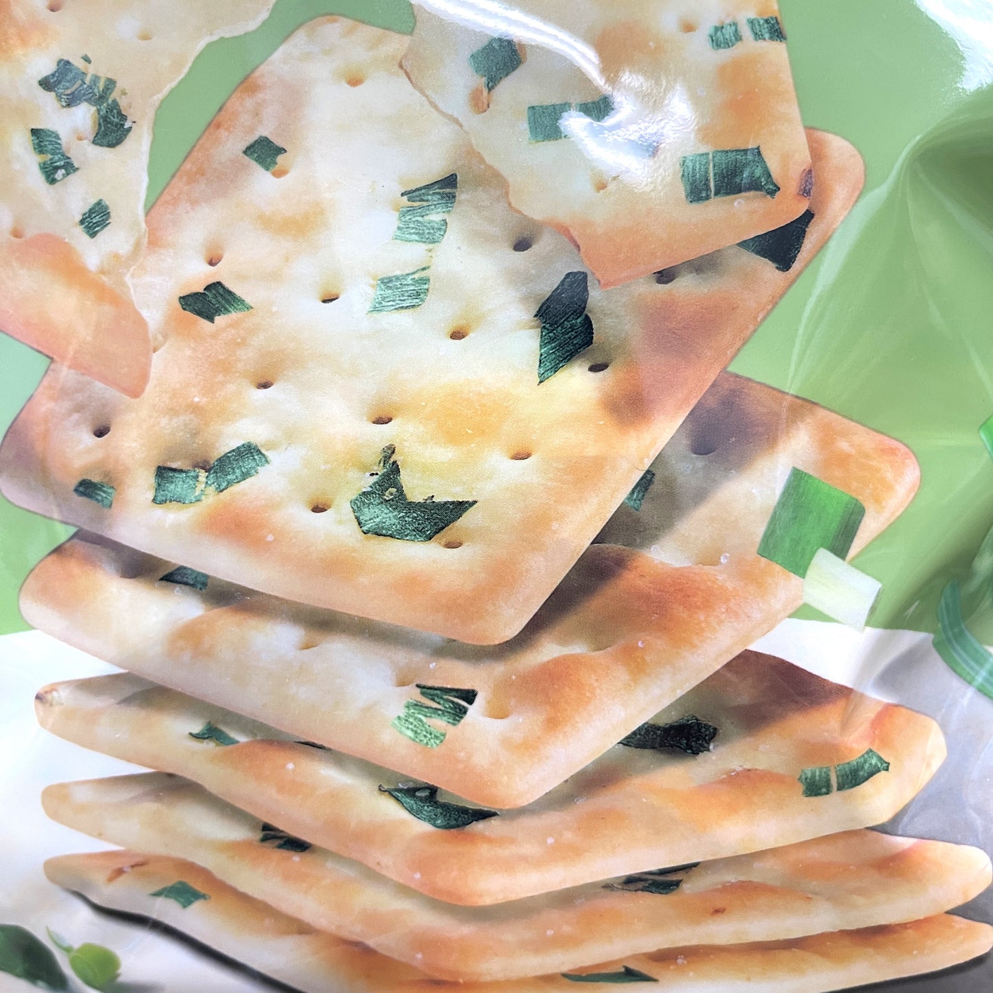 Sheng Xiang Zhen Yeast Soda Crackers-Green Onion Flavor 9.88oz酵母覺醒 青蔥蘇打餅