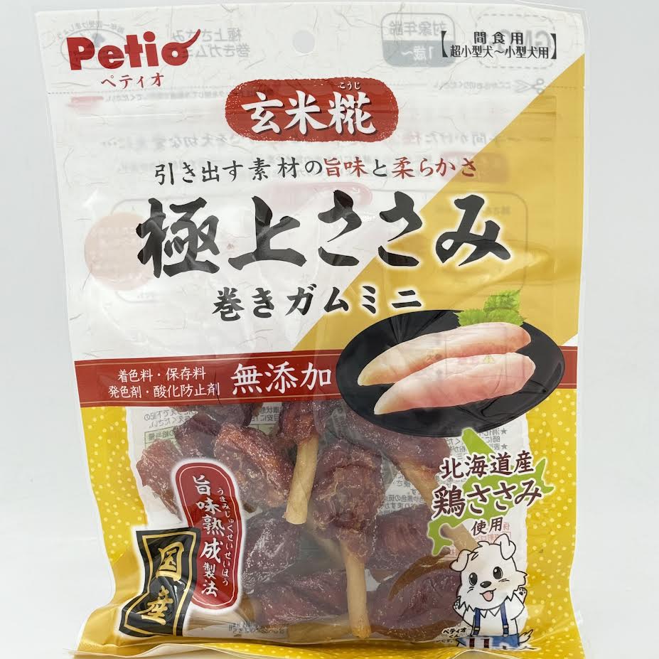 (5bag)Petio Super Chicken Breast Rolled Gummy 11pcs