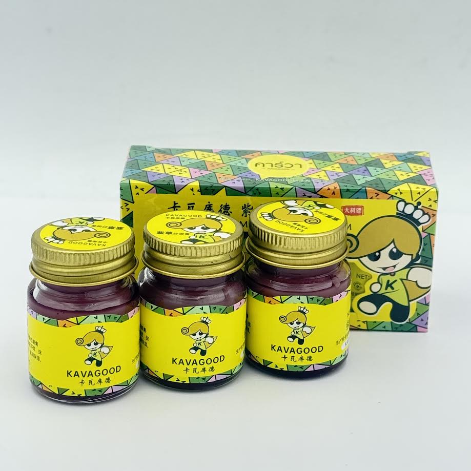 Kavagood Comfrey Soothing Balm 15gx3pcs卡瓦庫德紫草舒緩膏