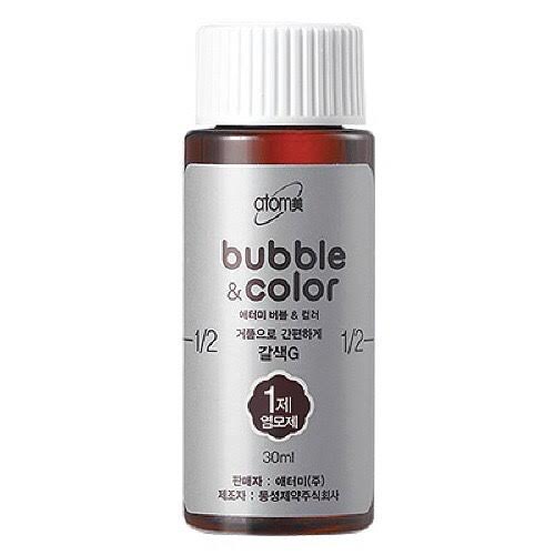 Atomy Bubble & Color - #6 Dark Brown Easy Self Hair Dye Hair Styling