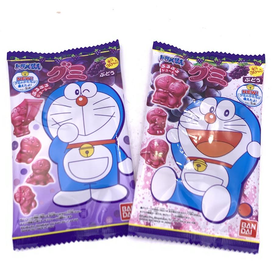 (2CT) Bandai Doraemon Gummy Grape Flavor13g萬代 葡萄軟糖